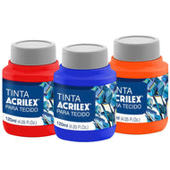 Tinta para Tecido Acrilex Fluorescente 37ml