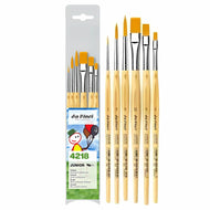 Kit Pincel da Vinci Junior 4218 com 6 Unidades - Séries 303 e 304