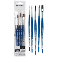 Kit Pincel da Vinci Forte Basic 3504 com 5 Unidades - Séries 393 e 394