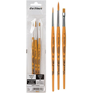 Kit Pincel da Vinci Universal 3503 com 3 Unidades - Séries 383 e 384 para Técnicas Mistas