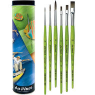 Kit Lata de Pincel da Vinci Fit Synthetics 5410 com 6 Unidades - Série 373 e 374