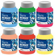 Tinta para Tecido Acrilex Fosca 250ml