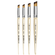 Pincel Condor 440 Redondo Chanfrado Sintético Cabo Curto Cor das Cerdas Marrom