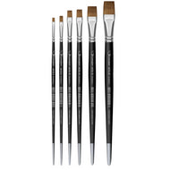 Pincel Condor 4416 Chato Sintético Cabo Longo