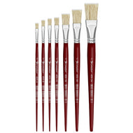 Pincel Condor 455 Chato Plano Cerda Alvejada Cabo Curto