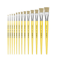 Pincel Condor 456 Chato Pelo Natural Cabo Longo