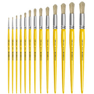 Pincel Condor 457 Redondo Pelo Natural Cabo Longo