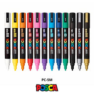 Caneta Posca Pc-5m Ponta Media 2.5mm Uniball