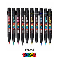 Caneta Posca PCF-350 Ponta Pincel 10mm Uniball