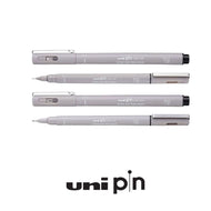 Caneta Técnica Ponta Fina Pin Fine Line Cinza Claro Uniball
