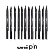 Caneta Técnica Ponta Fina Pin Fine Line Preto Uniball