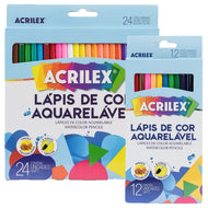 Estojo Lapis Aquarelavel Acrilex Nature Colors