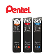 Tubo Mina Grafite Ain Stein 0.9mm Pentel Com 36 Unidades