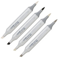 Caneta Marcador Copic Sketch Ponta Dupla Tons Cinza Quente - W