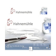 Bloco de Papel para Aquarela Hahnemühle Harmony 300g/m² Textura Rugosa Com 12 Folhas
