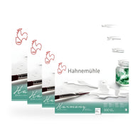 Bloco de Papel para Aquarela Hahnemühle Harmony 300g/m² Textura Satinada Com 12 Folhas