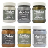 Tinta Acrílica Corfix 250ml Metálica Cores