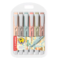 Estojo Marcador Stabilo Swing Cool Nature Colors com 06 Unidades