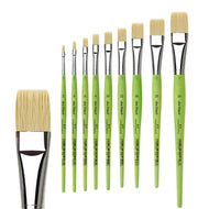 Pincel da Vinci Fit Sintético Chato Cabo Curto Série 379