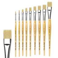 Pincel da Vinci Junior Bristle Sintético Chato Cabo Curto Série 329