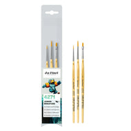 Kit de Pincel da Vinci Junior para Miniaturas com 3 Unidades
