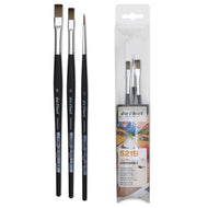 Kit de Pinceis para Pintura no Rosto da Vinci com 03 Unidades