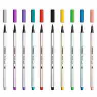 Caneta Multiuso Stabilo Pen 68 Aquarelável Brush