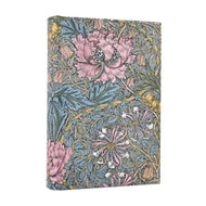 Agenda 2026 Paperblanks Mini 14x10cm Capa Dura Rosa Morris Pink Honeysuckle 80g/m²