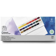Estojo Tinta Aquarela Pastilha Cotman Winsor & Newton Studio Set com 25 Peças