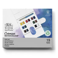 Estojo Tinta Aquarela Pastilha Cotman Winsor & Newton Compact Set com 15 Peças