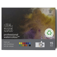 Estojo Tinta Aquarela Pastilha Profissional Winsor & Newton Compact com 16 Peças