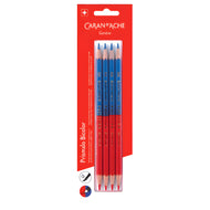 Estojo Lápis Caran D'ache Bicolor Prismalo com 4 Unidades