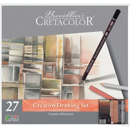 Estojo Lápis para Desenho Criativo Drawing Set Cretacolor 27 Peças - 40031