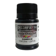 Tinta Decorfix 150 Corfix Canetar 37ml 321 - Preto