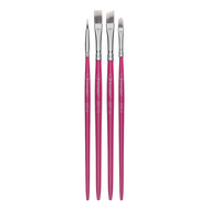 Kit Pincel Artístico Condor 596/4 Formatos Diversos 4 Unidades