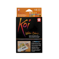 Estojo Aquarela em Pastilha Koi Water Colors com 18 Unidades Xncw-18n - Sakura