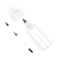 Kit 6 Bisnagas + 6 Ponteiras Metálicas 0.7Mm + Desentupidor Corfix