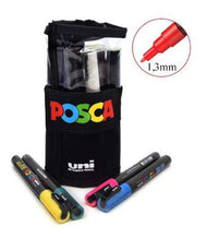 Estojoojo Caneta Uni Posca Pc 3m com 12 Cores Uniball