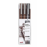 Estojo Caneta Tecnica Pin Fine Line com 3 Unidades