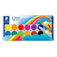 Aquarela em Pastilha Staedtler Noris 888 12 Cores