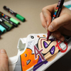  Estojo Caneta Posca  Pc-5m Ponta Media 2.5Mm com 8 Cores Soft