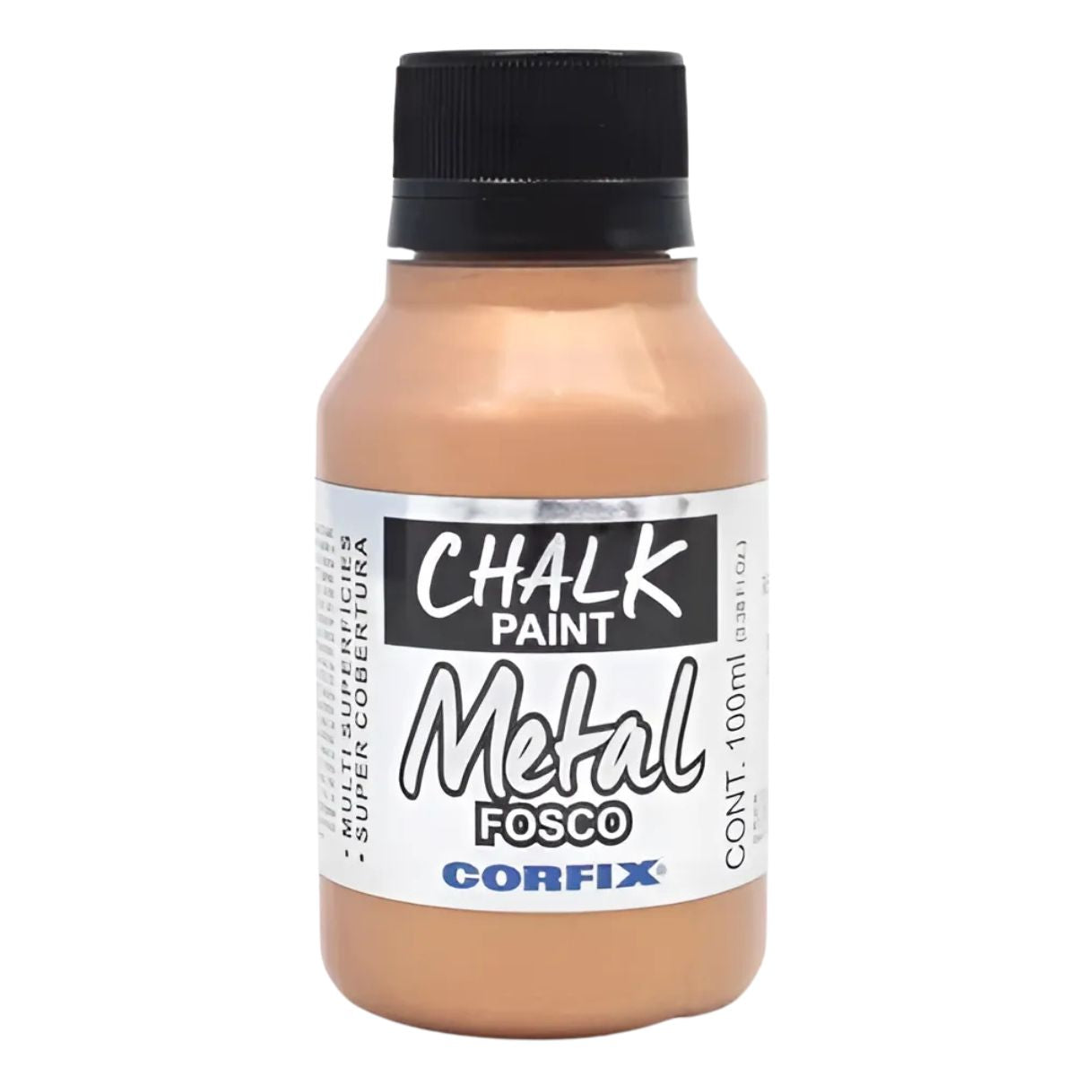 Tinta Chalk Paint Metálica Fosca Corfix 100ml - 23111