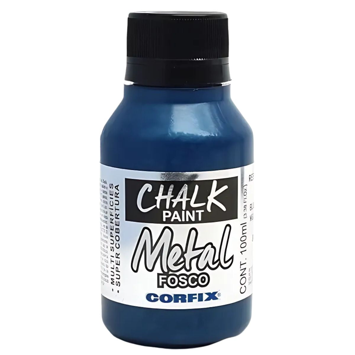 Tinta Chalk Paint Metálica Fosca Corfix 100ml - 23111