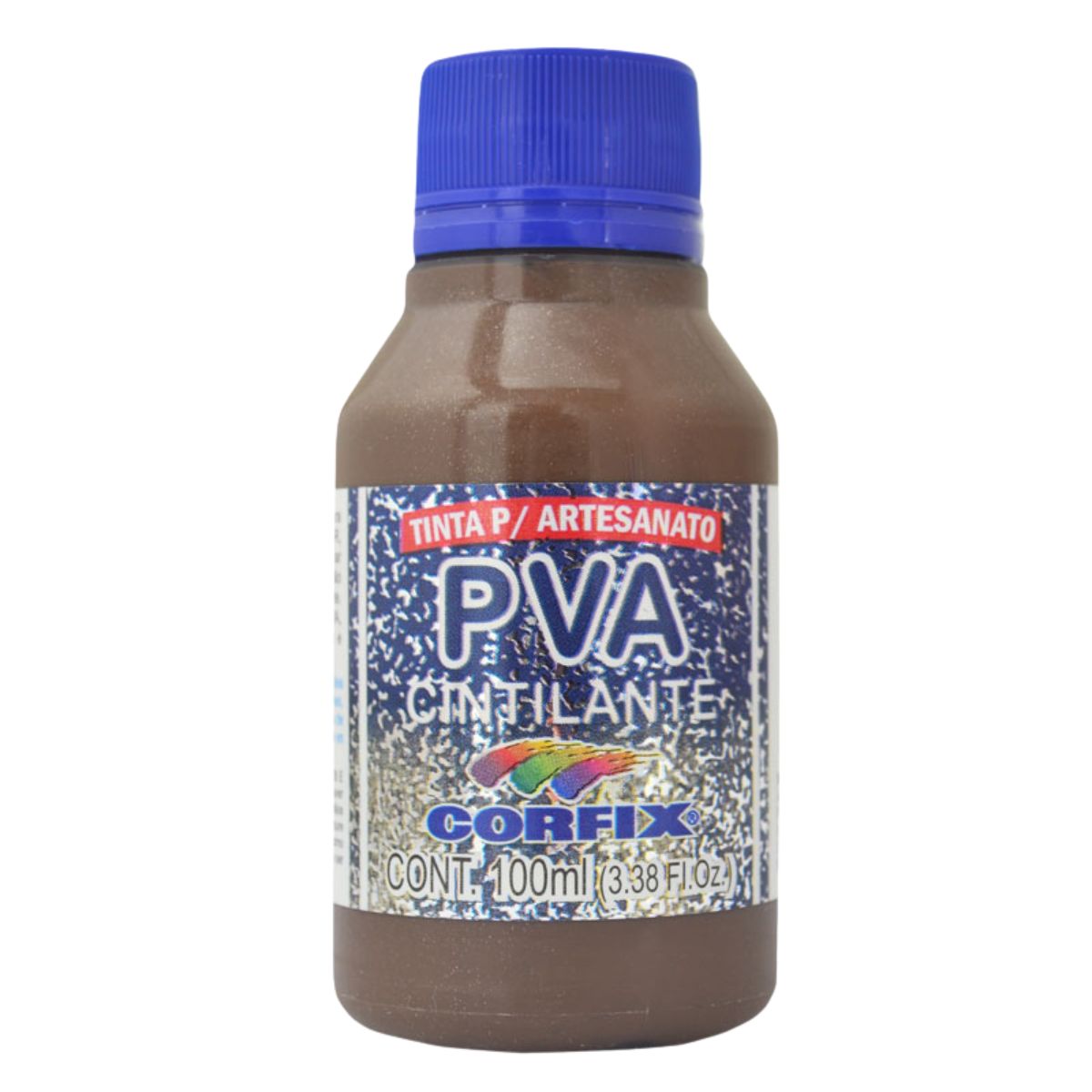 Tinta PVA Para Artesanato Corfix Cintilante 100ml - 16121