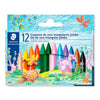Estojo de Giz de Cera Staedtler com 12 Cores Jumbo