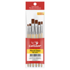 Kit Pincel Artístico Condor 5502 Chato Filamento Sintético 6 Unidades?