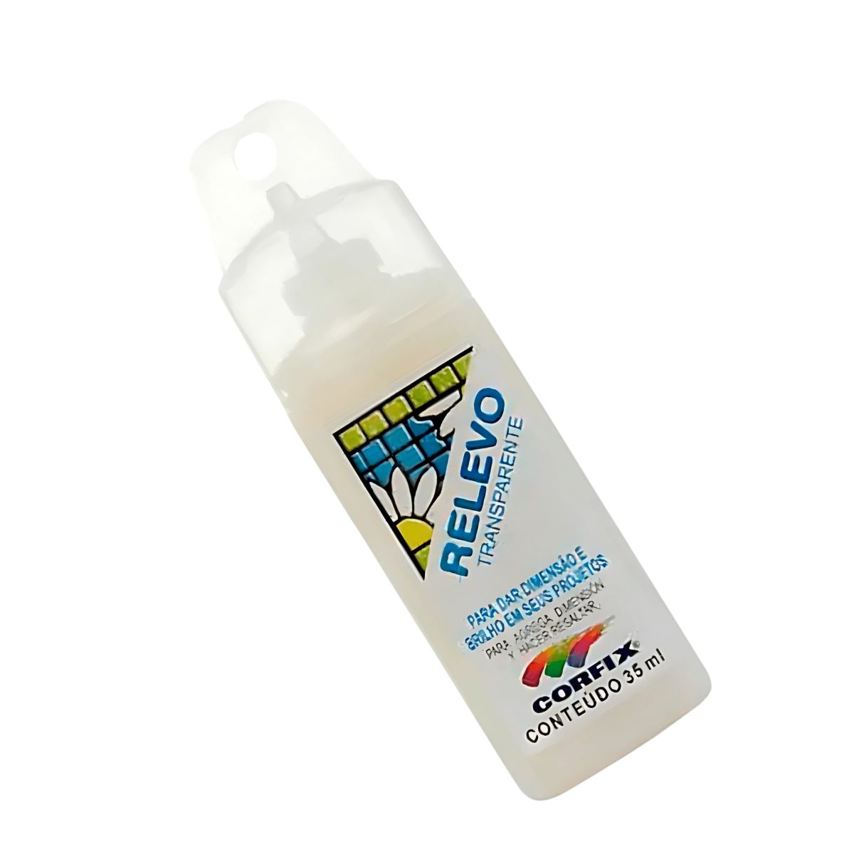 Tinta Relevo Corfix Transparente 35ml Incolor 