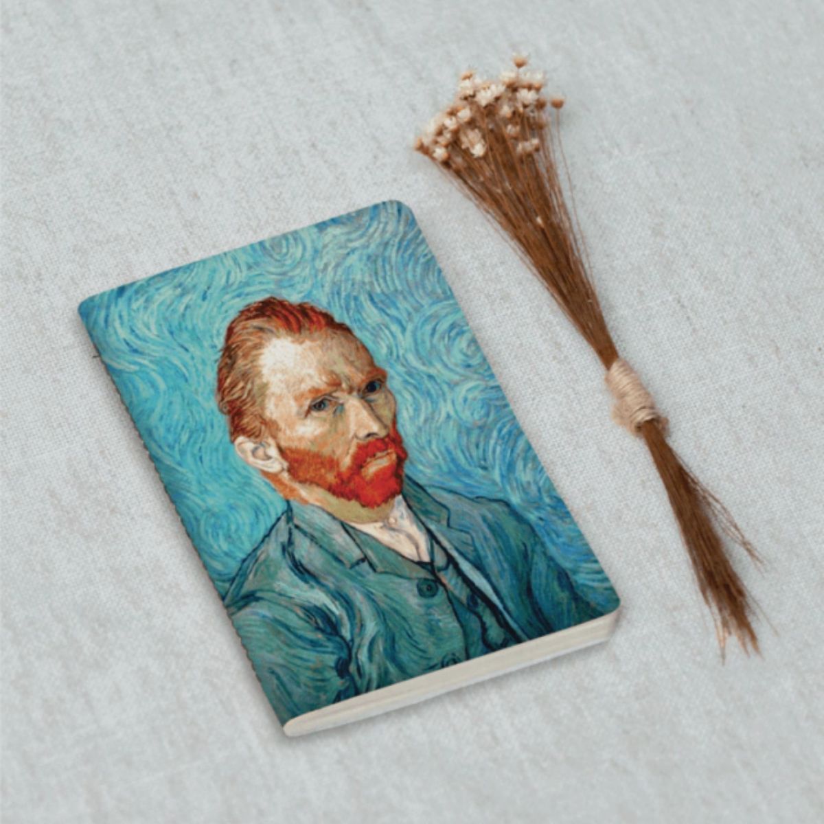 Caderno Journal Folk Books 13,5x9 sem Pauta Auto Retrato Van Gogh