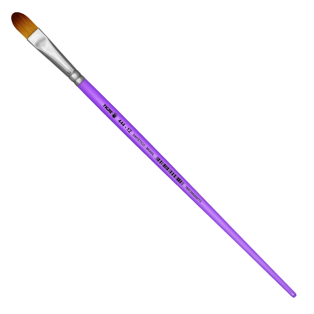 Pincel Filbert Tigre 444 Língua de Gato