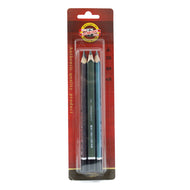 Conjunto Lápis Grafite Jumbo Triograph 2b/4b/6b 3 Unidades - Koh-i-noor - 1835bl